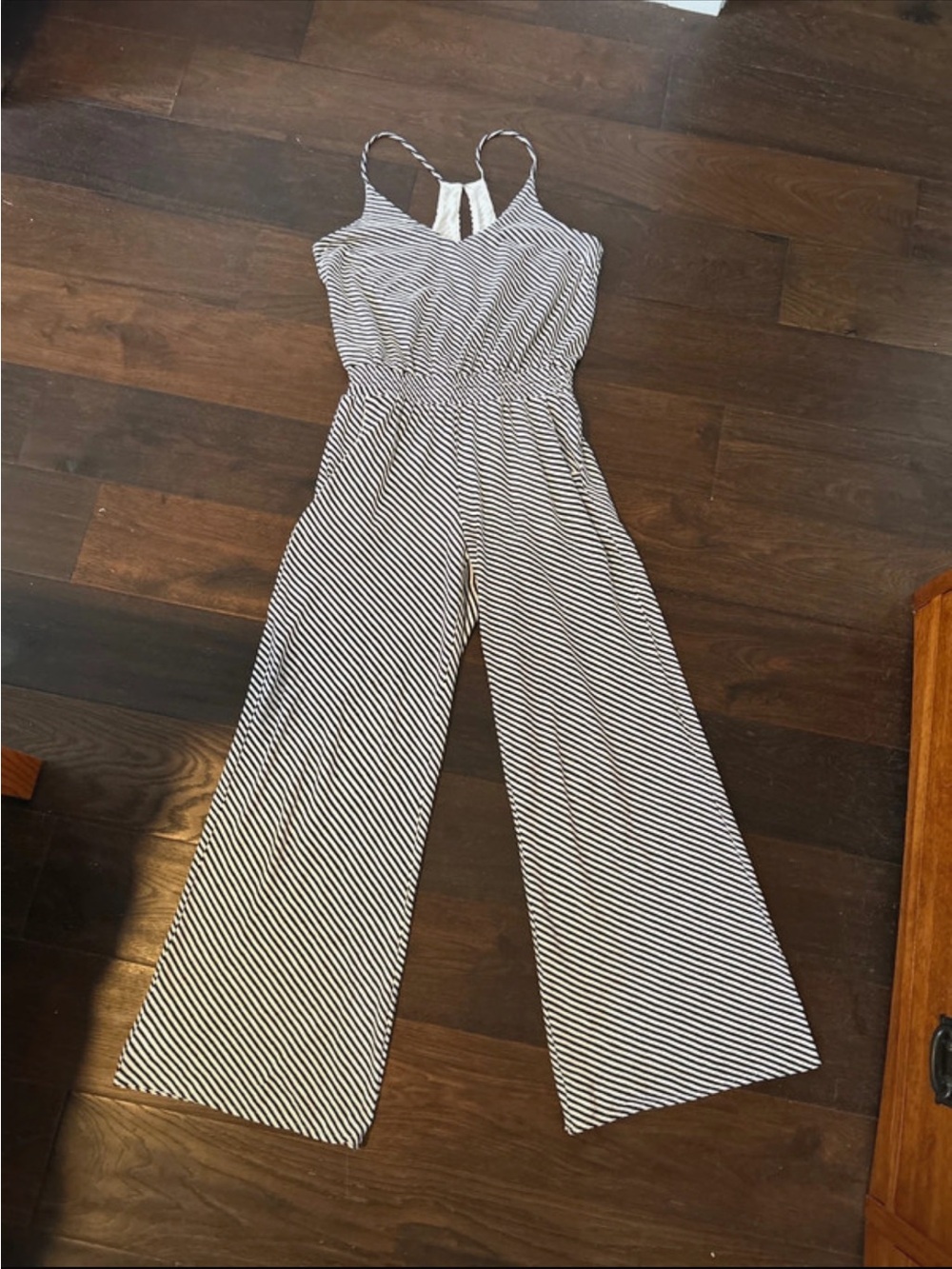 Amanda Uprichard Auggie Striped Jumpsuit sz S - Picture 2 of 12